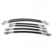 E30 KIT 6 DURITES AVIATIONS ACIER INOXYDABLE CYL6 MOTORSPORT