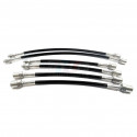 Kit durites aviation inox BMW E30 (hors iX) – 6 pièces CYL6 Motorsport