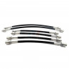 Kit durites aviation inox BMW E30 (hors iX) – 6 pièces CYL6 Motorsport