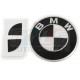 KIT STICKERS CARBONE 18MM POUR UN LOGO DE ROUE BMW