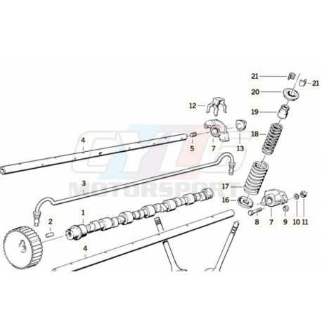 BOUCHON AXE DE CULBUTEUR BMW ORIGINE 11331266400