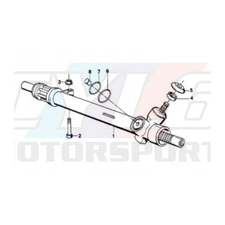 E36 E46 M10X67-8.8 VIS DE CREMAILLERE DE DIRECTION BMW ORIGINE 32106781639