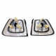 E34-E32 PHARES ANGEL EYES CHROME