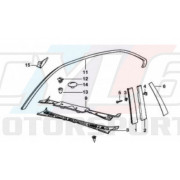 CACHE AR DROIT E36 TOURING BMW ORIGINE 51348230231