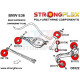 E36-E46-X3-E8X SB DE BRAS AR RENFORCE PACK 4 PIECES STRONGFLEX 33321136311 33326771828 031175A