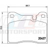 PLAQUETTE BREMBO ETRIER 4 PISTONS 34111159263