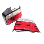 Feux arrière rouge blanc BMW Série 3 E36 Berline 1990–1999 – Type origine – Set gauche + droit