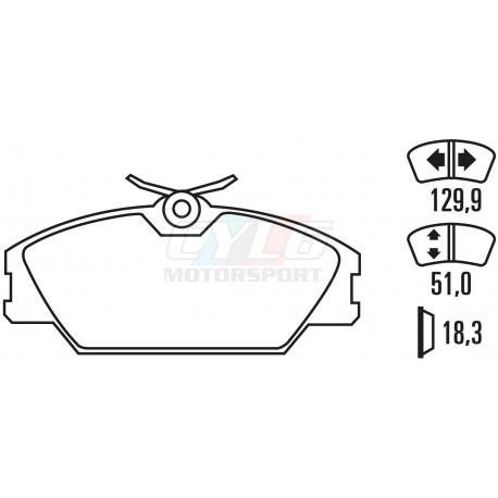 FCP406H FERODO RACING DS2500