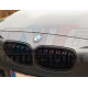 F20 F21 11-15 CALANDRE NOIR MAT DOUBLE BATONS BMW SERIE 1 F20 F21 PHASE 1 DE 07/2011 A 02/2015