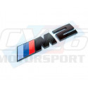 Logo BMW M2 Noir – Origine BMW G87 – Réf. 51128062191 / 51145A76513