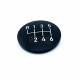 PASTILLE 6 VITESSES RONDES ALUMINIUM USINEE GRAVEE LASER
