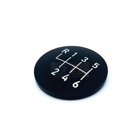 PASTILLE 6 VITESSES RONDES ALUMINIUM USINEE GRAVEE LASER