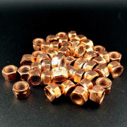 50x ECROU M8 SW12 CUIVRE ECHAPPEMENT BMCLUBSPORT 11621744323 18211465093 11620643110