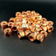 50x ECROU M8 SW12 CUIVRE ECHAPPEMENT BMCLUBSPORT 11621744323 18211465093 11620643110