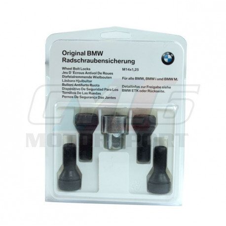 JEU DE VIS DE ROUES ANTIVOL M14X125 BMW ORIGINE F20 F30 F10 F01-04 F25 MINI