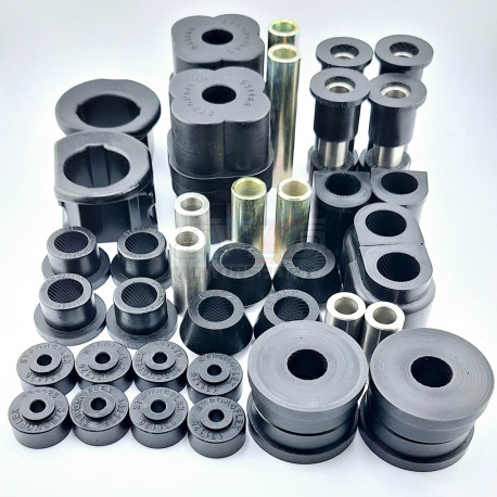 KIT SILENT BLOCS COMPLET E21 BMW SERIE 3 NOIR VHC 90 SHORES