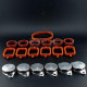 KIT BOUCHON CLAPET ADMISSION 6x33MM AVEC JOINT 330d 530d 325d 525d 535d 635d 730d X3 3.0d X5 X6 BMW