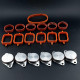KIT BOUCHON CLAPET ADMISSION 6x33MM AVEC JOINT 330d 530d 325d 525d 535d 635d 730d X3 3.0d X5 X6 BMW