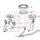 Joint de réservoir essence bmw origine  E36 E34 E31 Z1 Z3 K14 R13 R131 R134