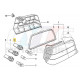 63211387365 DOUILLE DE CLIGNOTANT ARRIERE ORANGE BMW ORIGINE