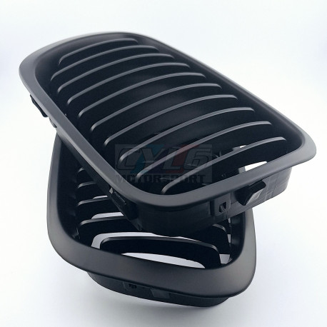 E46 COMPACT (01-05) PAIRE DE CALANDRE NOIR MAT