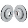 348X30mm Paire de disques sur bol alu avant ZIMMERMANN pour bmw E60 E61 E63 E64