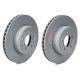 348X30mm Paire de disques monobloc avant ZIMMERMANN pour bmw E60 E61 E63 E64