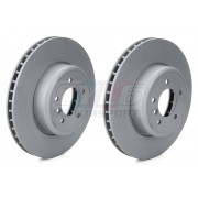 348X30mm Paire de disques monobloc avant ZIMMERMANN pour bmw E60 E61 E63 E64