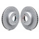 348X30mm Paire de disques monobloc Sport avant ZIMMERMANN pour bmw E60 E61 E63 E64