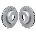 348X30mm Paire de disques monobloc Sport avant ZIMMERMANN pour bmw E60 E61 E63 E64