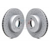 348X30mm Paire de disques avant ZIMMERMANN pour bmw E60 E61 E63 E64