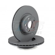 330x24mm Paire de disques avant ZIMMERMANN monobloc pour BMW G30 G31 X3 G01 X4 G04 G4 G4 G29