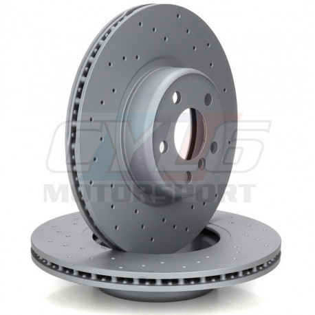 330x24mm Paire de disques avant ZIMMERMANN monobloc sport pour BMW G30 G31 X3 G01 X4 G04 G4 G4 G29