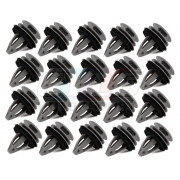 25x Clips de Panneau de Porte avec Bague D'étanchéité pour BMW E34 E36 E38 E39 E46 M3 M5 Z3 X5 51418224781