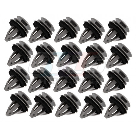 25x Clips de Panneau de Porte avec Bague D'étanchéité pour BMW E34 E36 E38 E39 E46 M3 M5 Z3 X5 51418224781