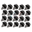 25x Clips de Panneau de Porte avec Bague D'étanchéité pour BMW 51418224781