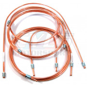 E39 KIT DURITE CUIVRE FREINAGE pour BMW 5 PIECES AV AR