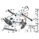 BUTEE ARRIERE INFERIEUR POUR BMW E81 E82 E87 E88 E90 E91 E92 E93 E84 33526768544 33526772811