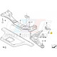 E46 Z4 PACK 4 VIS OREILLE DE TRIANGLE SIX PANS AVEC RONDELLE M10x35-Z1-10.9 31351092196 31101095140 33306760652