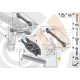 Kit réparation bras suspension longitudInale BMW origine pour E81 E82 E87 E88 E90 E91 E92 E93 X1 E84