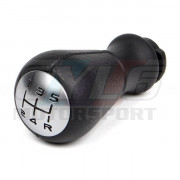 POMMEAU DE LEVIER DE VITESSES BVM5 CUIR NOIR ET ALUMINIUM CITROEN ORIGINE BERLINGO JUMPY SPACETOURER