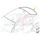 E60 Joint recouvrement inférerieur lunette arrière BMW ORIGINE 51317115412 51-31-7-115-412
