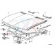 E28 Insonorisation droit capot moteur BMW ORIGINE 51481881594 51-48-1-881-594