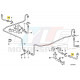 Durite flexible de frein arriere exterieur 242mm pour bmw 34321159881 34-32-1-159-881