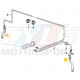 Durite flexible de frein avant pour bmw E30 sauf ix M3 34321154904 34321159890 34341163565