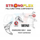 MINI Paire de silent-blocs avant de barre stabilisatrice polyurethane renforcé 251301B 251301A STRONGFLEX