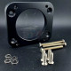 PLATINE D ADAPTATION POUR MONTAGE CORPS DE PAPILLON M54 SUR COLLECTEUR ADMISSION M50