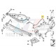 Capteur de vitesse de roue ABS BMW X3 E83 essieu arrière bosch 34523420331 34523405907