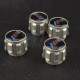 ///M BOUCHONS DE VALVE BMW MOTORSPORT ORIGINE 36122447402