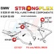 Silent-blocs Tirant Avant Inférieur BMW E28 E34 E39 E60 E61 E63 E38 E65 Z8 Strongflex